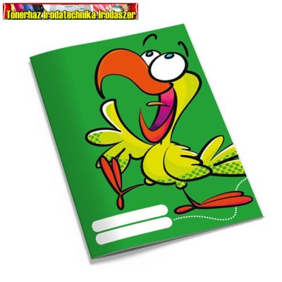 Füzet pd kisalakú 14-32 vonalas Tengernyi tudás papagáj 32 lap, 1. osztály