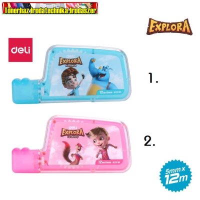 DELI EXPLORA HIBAJAVÍTÓ ROLLER 12 M X 5 MM H21101