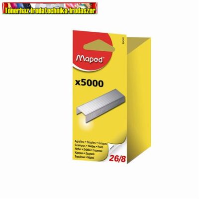 MAPED Tűzőkapocs, 26/8 5000db/dob