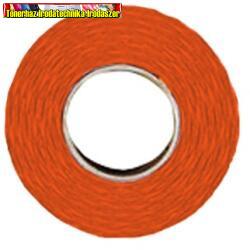 Árazószalag 25x12 mm narancs piros