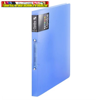 Gyűrűskönyv A4, 2 gyűrűs 2cm gerinc PP, P+P Opaline kék