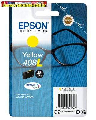EPSON T09K4 EREDETI TINTAPATRON YELLOW 21,6ML NO.408L