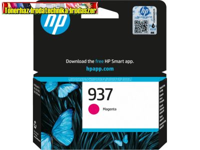 HP 4S6W3NE EREDETI TINTAPATRON MAGENTA 0,8K NO.937