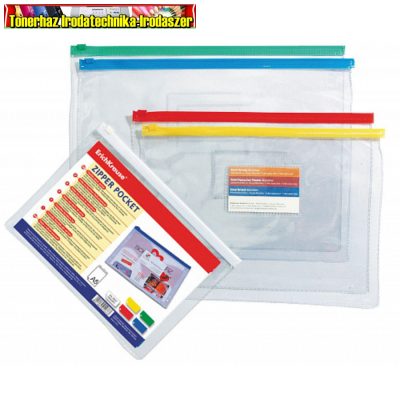 Irattartó tasak A/5 ErichKrause 2937 víztiszta simítózáras 