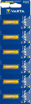 VARTA Longlife Kartella Elem micro ceruza AAA alkáli LR03 6db/cs db-ár