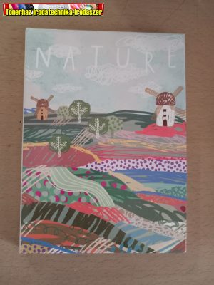 Beíró A5 96 lap kemény fedelű vonalas füzet - Nature -