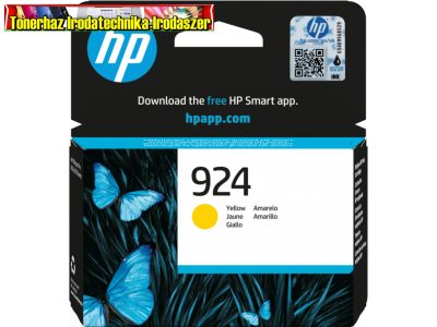 HP 4K0U5NE eredeti Tintapatron Yellow No.924 (400 old)