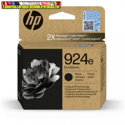 HP 4K0V0NE eredeti Tintapatron Black No.924e (1000 old)