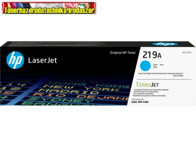 HP W2191A eredeti Toner Cyan No.219A 1,3k