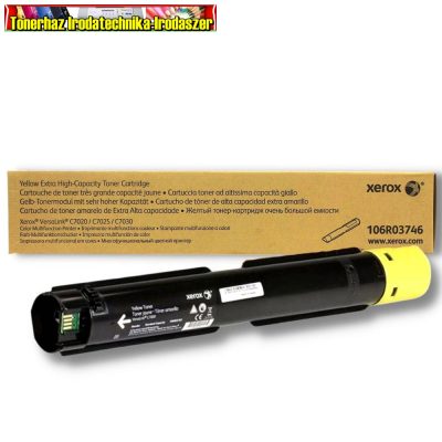 Xerox VersaLink C7020,C7025,C7030 Toner yellow 16,5K (Eredeti) 106R03746