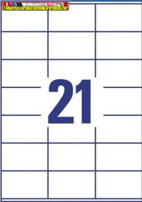 Etikett 70x41mm 21 címke/lap (100 lap/dob)