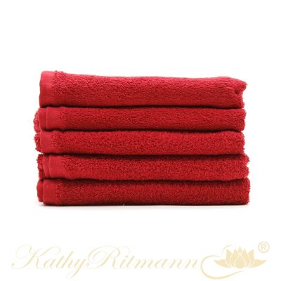 Tűzpiros frottír törölköző, 70x140cm, 420g (KR40070140red)