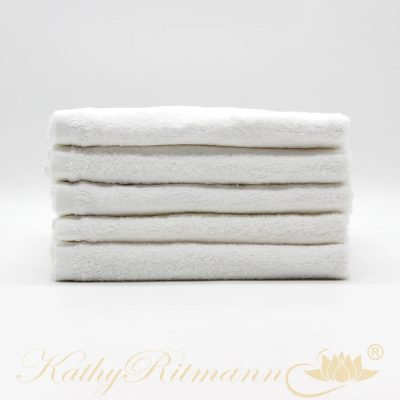 Hófehér frottír törölköző, 70x140cm, 520g (KR50070140white)