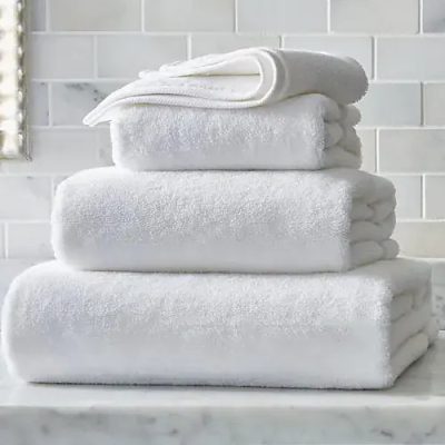 Classic frottír törölköző, 50x100cm, 400g (KRD40050100white)