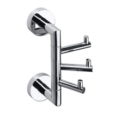 Omega tripla ruha akasztó, 5,5x19x13,5cm (104206072)