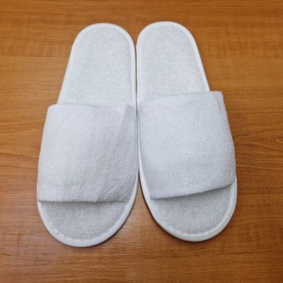 Nyitott orrú szállodai papucs, 2mm gumi betét, 29cm (KRSWO)