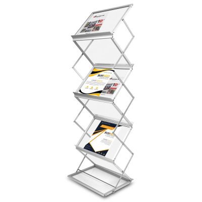 Összecsukható prospektus állvány, A3, 7,5kg (IT-montanaC-A3)