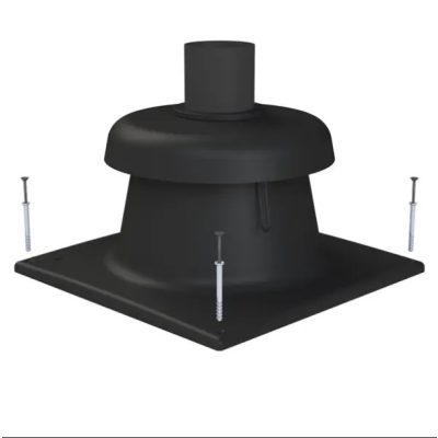 TRICOX KF20 kürtőfedél fekete 80 mm