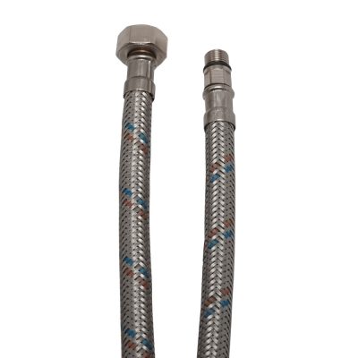 Csaptelep bekötő flexibilis cső vízre 40 cm, M10x18 - 3/8" KB