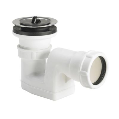 VIEGA 6888.19 zuhanytálcaszifon leeresztőszeleppel, 40mm lefolyóval,70x6/4"/40mm