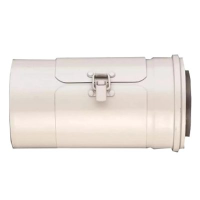 Saunier Duval koncentrikus hosszított egyenes ellenőrző idom PPs/alu 60/100 mm