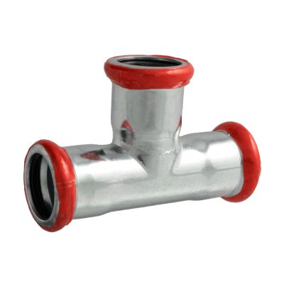 FixTrend Steel Press szénacél egál T-idom, 18mm