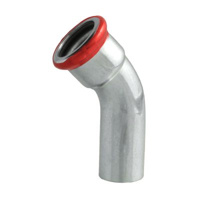 FixTrend Steel Press szénacél ív, 45°, 1 tokos, 54mm