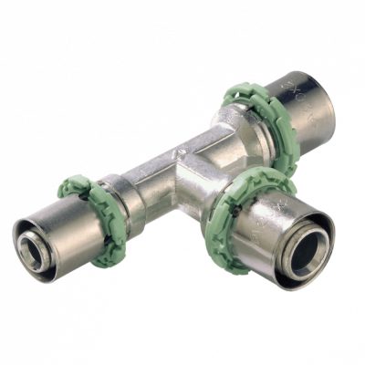 COMAP 7130RW MultiSkin press szűkített T-idom, 20x2-18x2-20x2mm