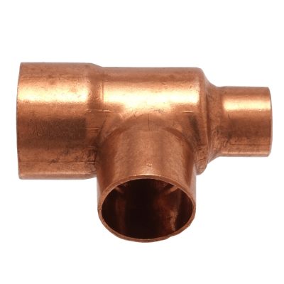 IBP 5130R forrasztható réz szűkített T-idom, 28x22x18mm