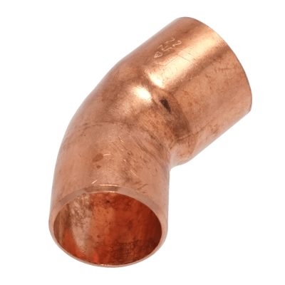IBP 5040 forrasztható réz ív, 45°, 1 tokos, 28mm