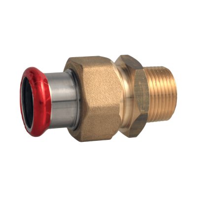 FixTrend Steel Press szénacél külső menetes hollanderes átmenet, 18mm tok-3/4"K