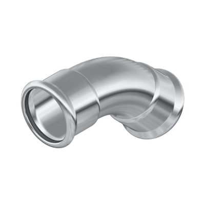 FixTrend Inox press 2 tokos ív 45°, 22 mm