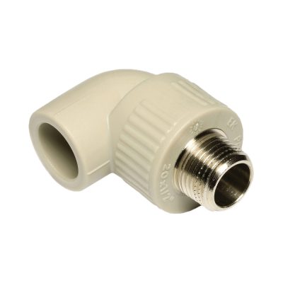EKOPLASTIK PP-R 90° süthető könyök idom fém menettel, 20 mm x 3/4" K 
