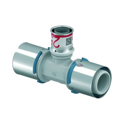 UPONOR S-Press PLUS PPSU műanyag szűkített T-idom ötrétegű csőhöz, 40x25x40 mm
