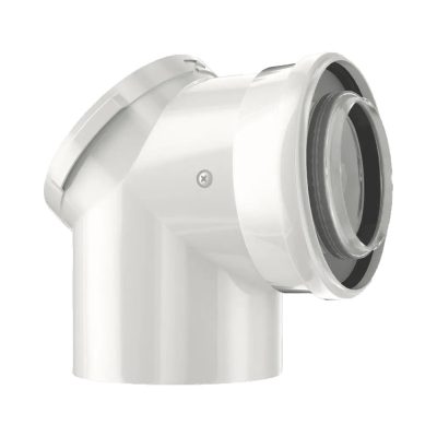 BOSCH FC-CER80-87 PP koncentrikus ellenörző 90° könyök idom, D80/125