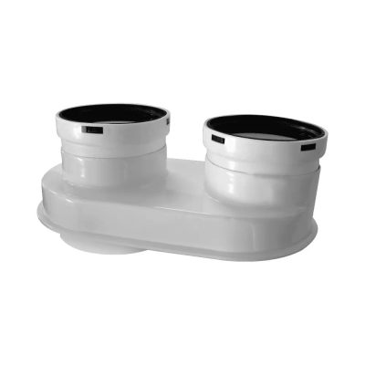 BAXI PP/s szétválasztott indító idom Prime kazánhoz, 60/100 - 80/80mm 