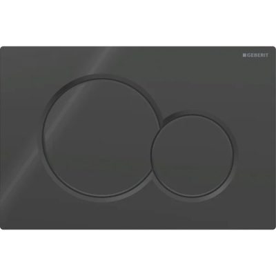 GEBERIT Sigma 01 nyomólap WC tartályhoz, fekete 