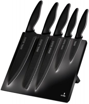 Smile késkészlet másneses Fekete SNS-2