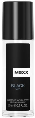 Mexx BLACK MAN Férfi Deo Natural Spray 75 ml 