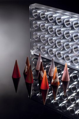 Bonbon csokoládéforma (MA4005), 275x175 mm, polikarbonát