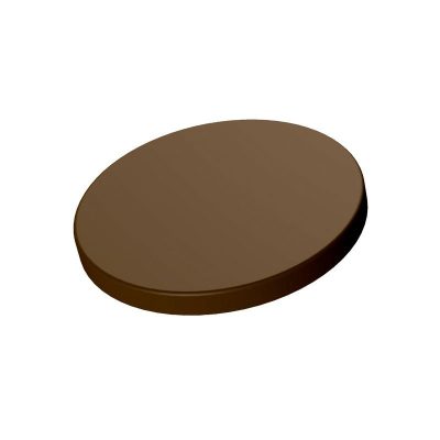 Korong díszítő csokoládéforma, 390x290 mm, szilikonszőnyeg