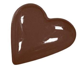 Valentin napi csokoládéforma (90-1001), kicsi szív, 18 adag, műanyag