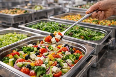 Büfé 186 salátakanál, 8x6x31 cm, rozsdamentes