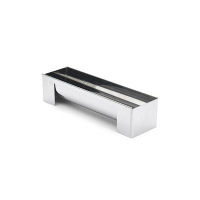 Pástétomforma - terrine forma, Félkör, 50x8x6,5 cm, De Buyer, Rozsdamentes – Kiváló minőségű pástétomformáló eszköz