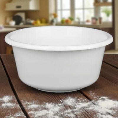 Fehér Gyümölcsmosótál, 5 literes 28x14 cm, műanyag