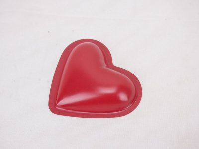 Szív sütőforma, 7,7x6,9x2,4 cm, 10 db/csomag, thermoplate