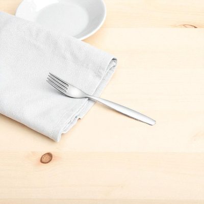 Shark desszertvilla, 2 mm, rozsdamentes, 6 db-os csomag