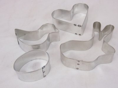 Húsvéti tésztakiszúró csomag, 4 db-os, rozsdamentes, (0971)