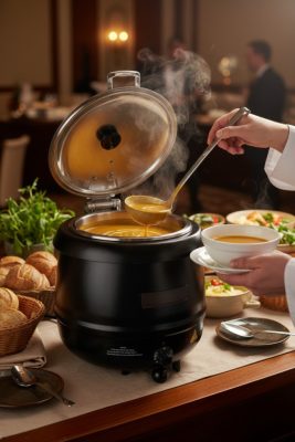 Chafing elektromos, leveses, 8 literes