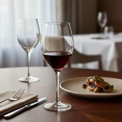 Sauvignon burgundy boros pohár, 580 ml, 6 db-os csomag, extra erős üveg a Vicrilától